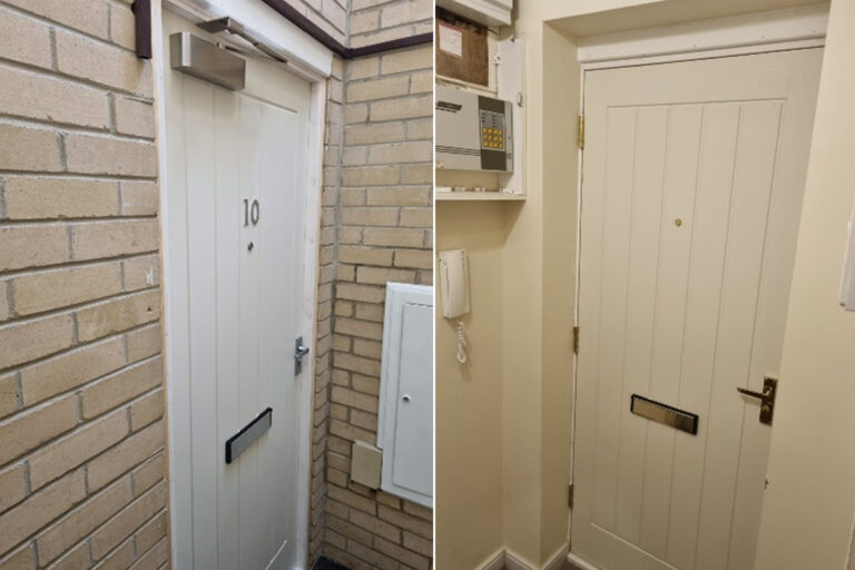 March 2025 - Fire Door Replacements at Castle Marina private residential apartments